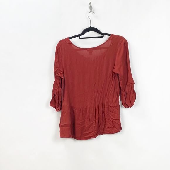 Mossimo Large Womens Sienna Boho Popover Top - Picture 5 of 6